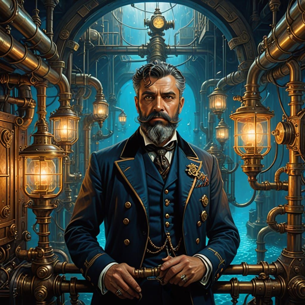 Captain Nemo's Steampunk Underwater City