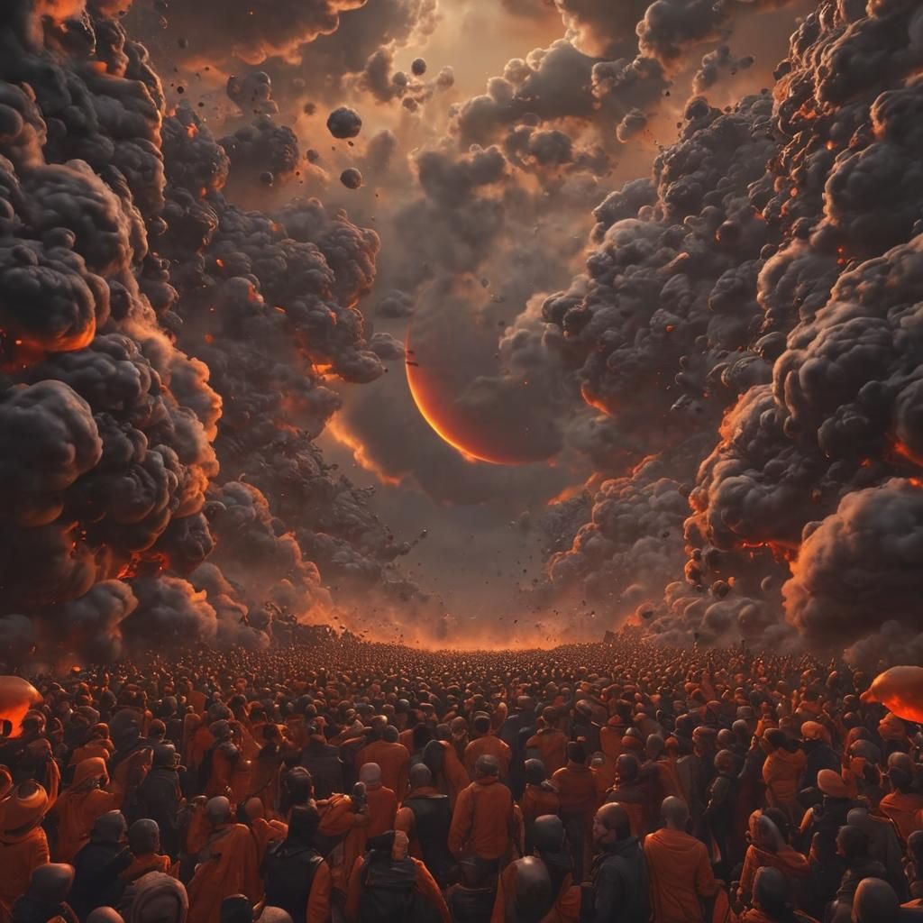 Twins Screaming in a Crowd of Madmen