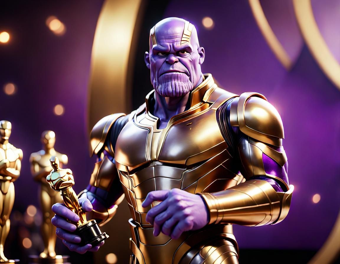 Thanos Wins Best Villain Award: 3D Digital Art