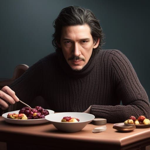 Kylo Ren's Plum Indulgence: A Volumetric Portrait