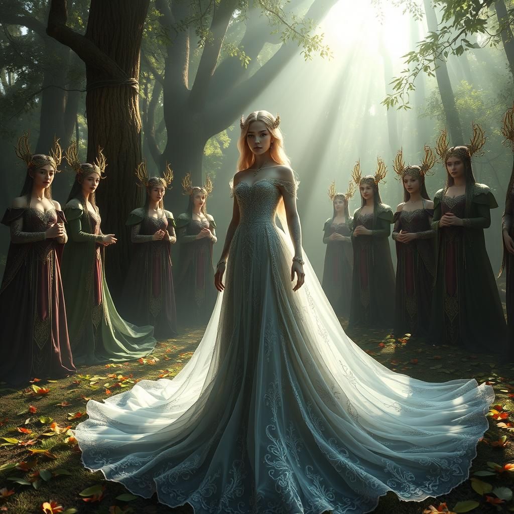 High Fae Gathering in Mystical Forest