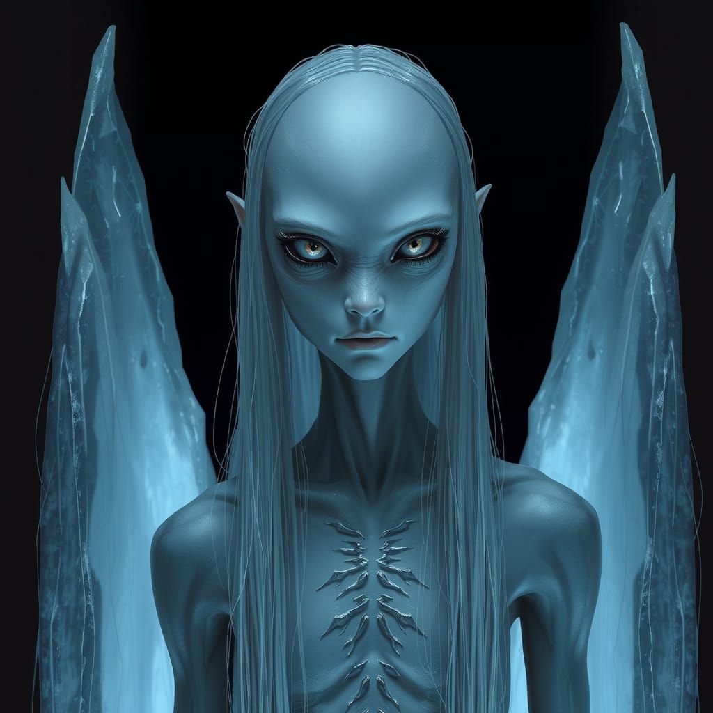 Androgynous Changeling with Unsettling Presence