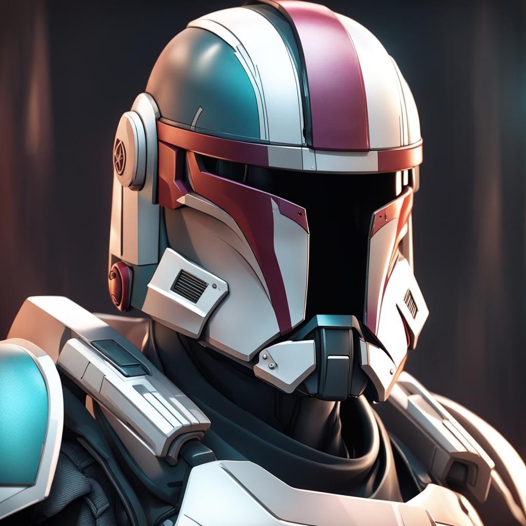 Clone Commando Portrait in Hyperdetailed Style