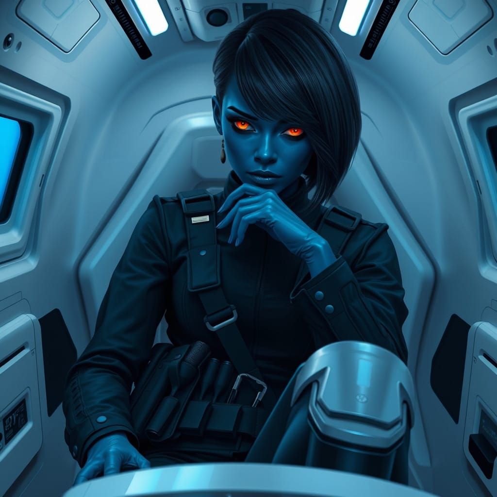 Enigmatic Star Wars Captain in Stealthy Espionage Vessel