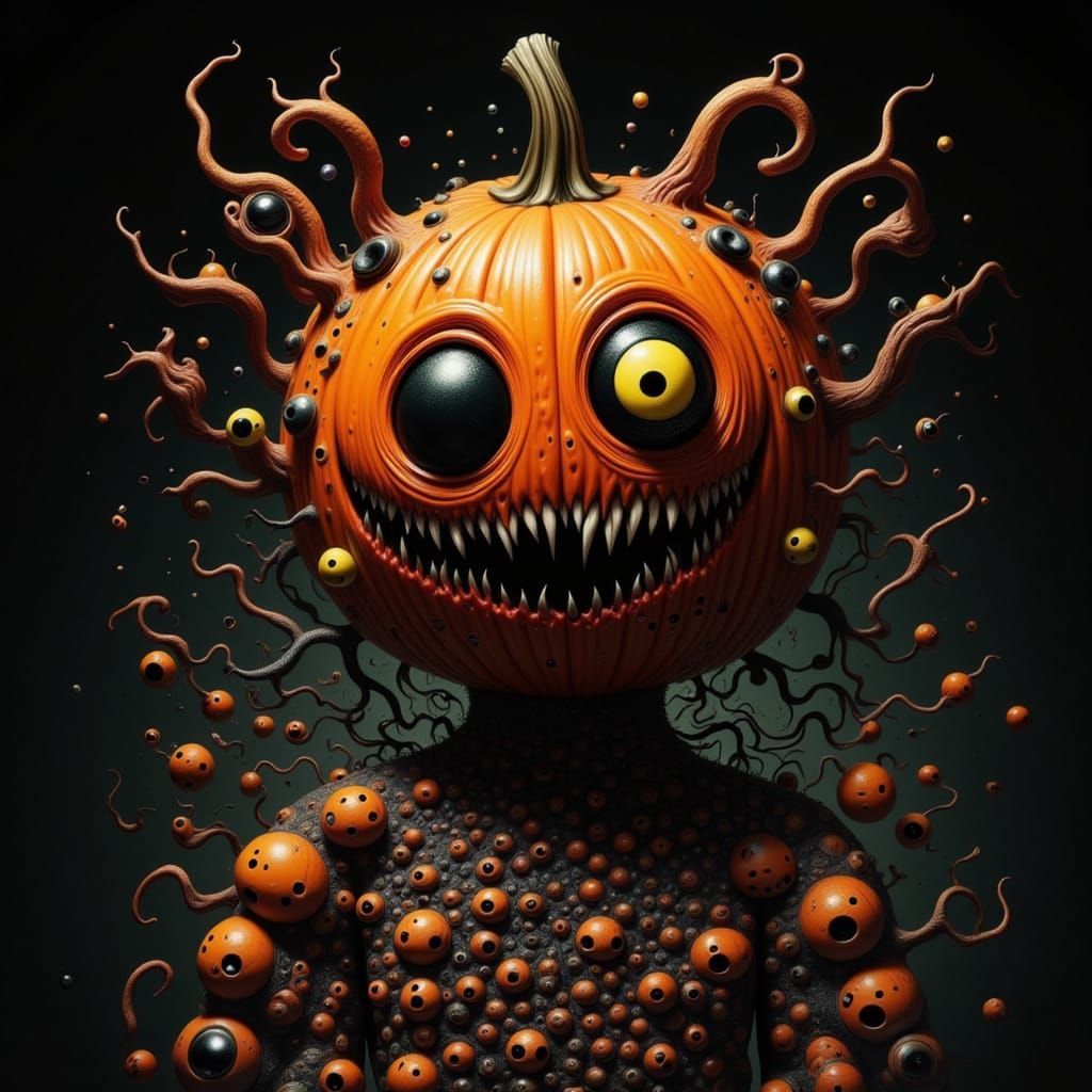 Creepy pumpkin 🎃
