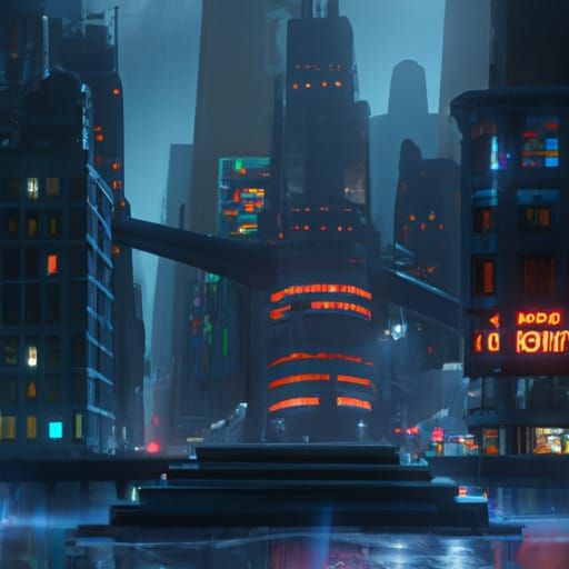 Nighttime NYC: Detailed Matte Painting