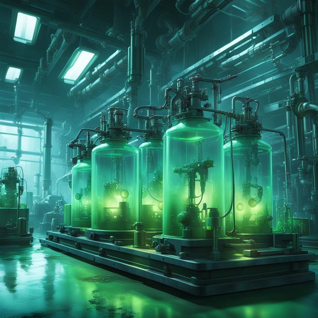 Biomechanical Laboratory with Locathahs in Tanks