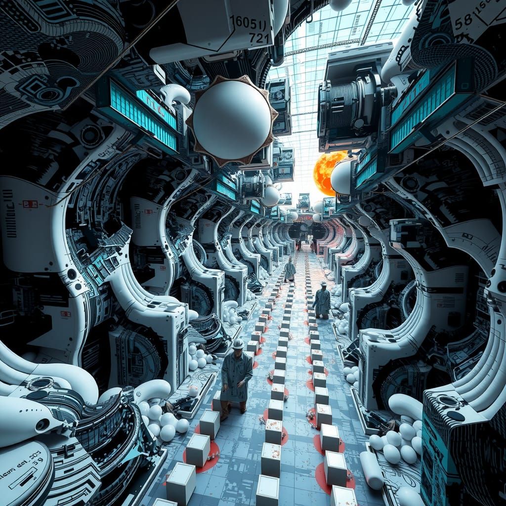 Infinite Nested Worlds in Simulated Matrices