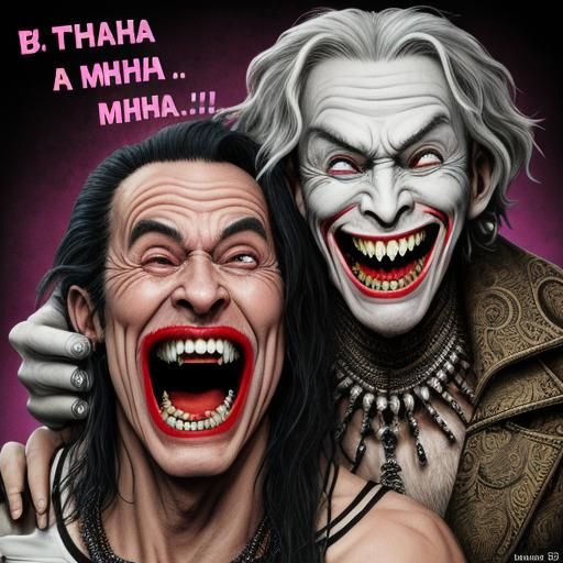 Abstract Depiction of Suffocating Laughter