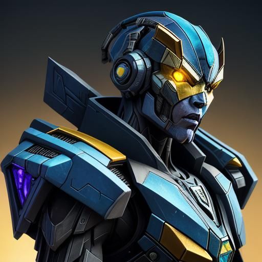 Cybertronian Warrior: Fembot Shatter Portrait