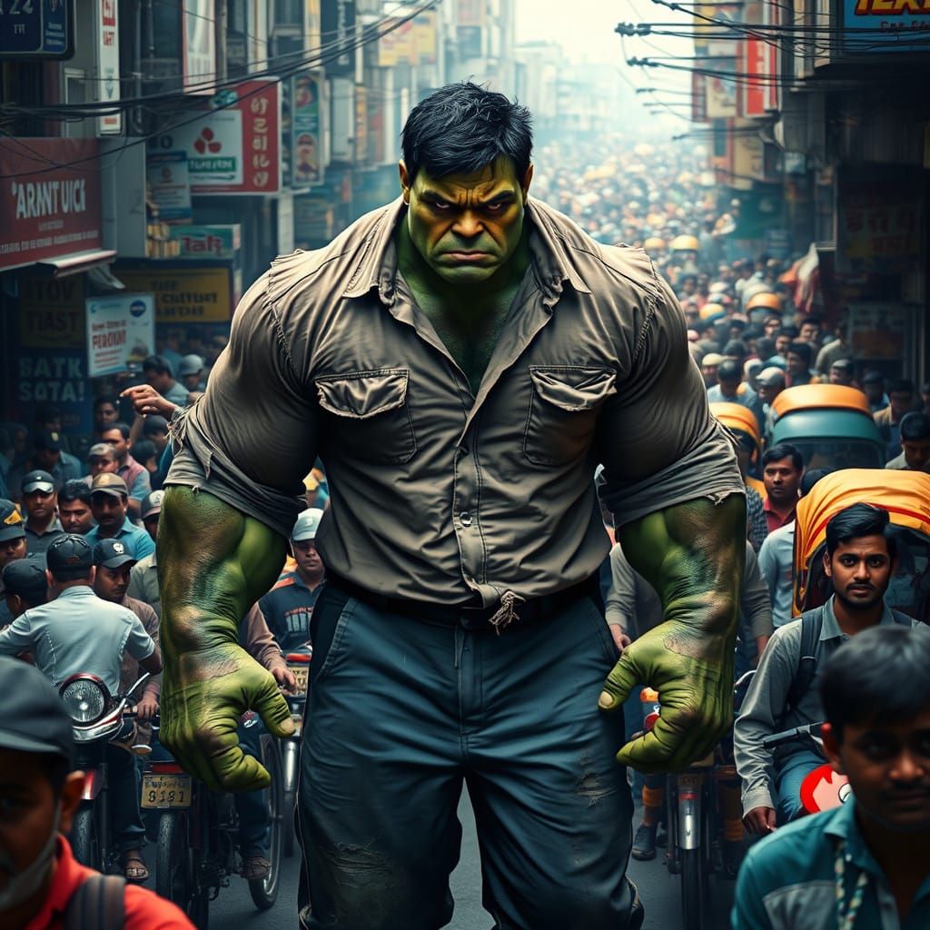 Enslaved by the City: The Exasperated Hulk Envisions Escape