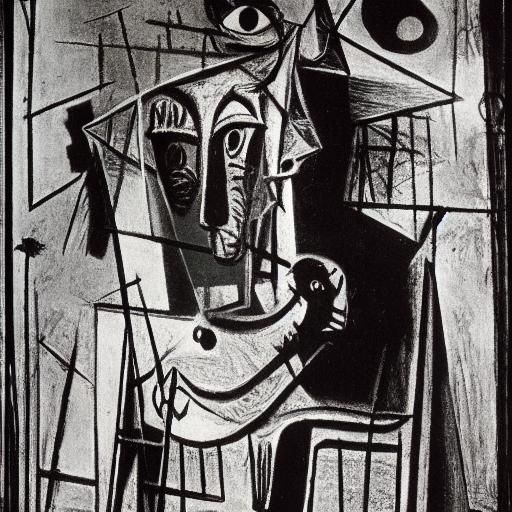 Ghoul's Descent: A Surreal Impression