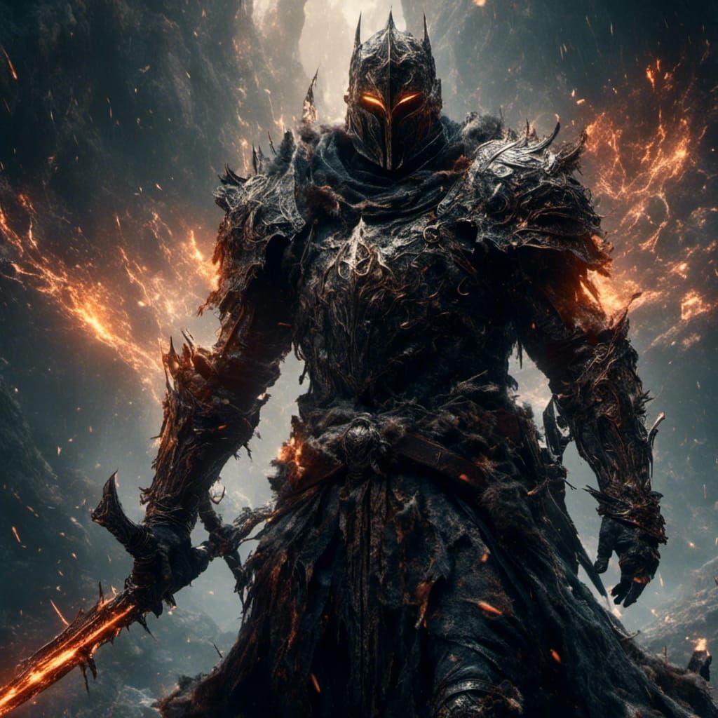 Epic Knight vs God Battle in 3D