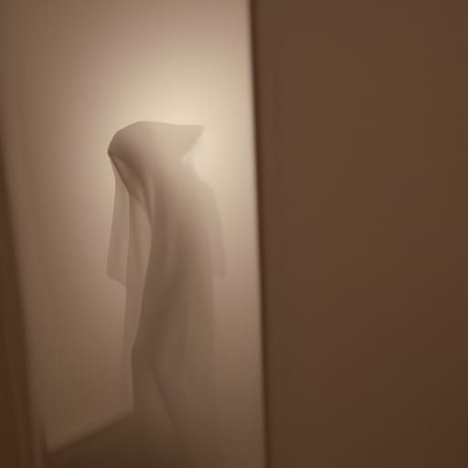 Ethereal Ghost Figure in Digital Matte Painting