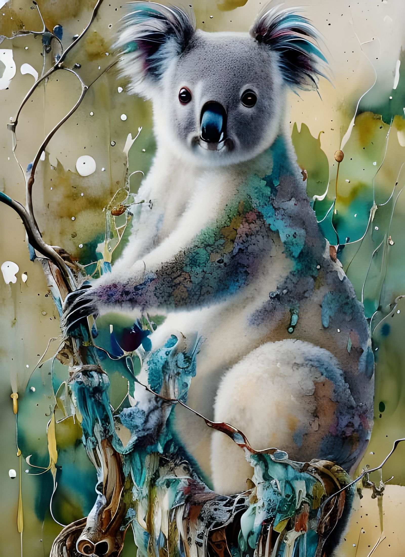 Tree Stained Koala