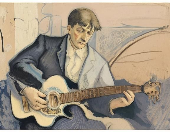 The Old Guitarist, late 1903–early 1904
Pablo Picasso