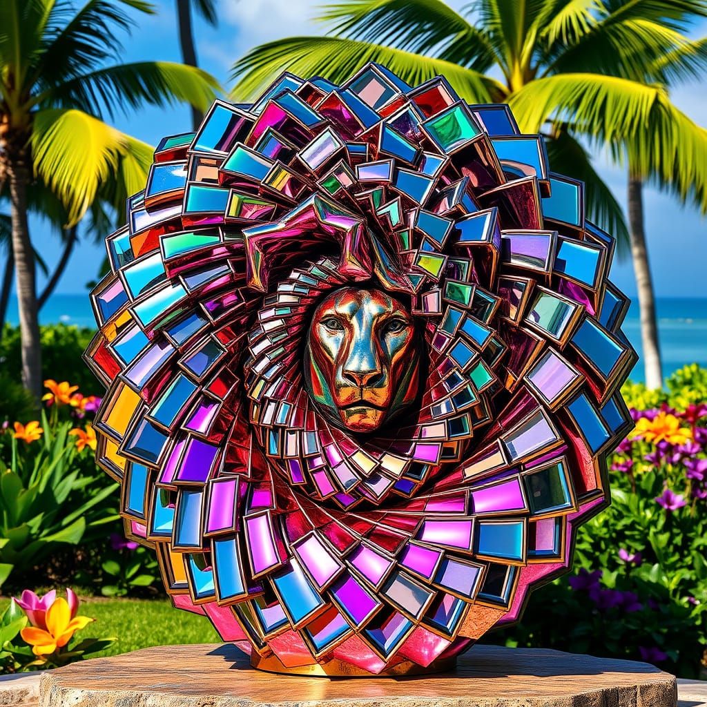 Abstract Sculptures: lion-head inside   @Andrearosalife