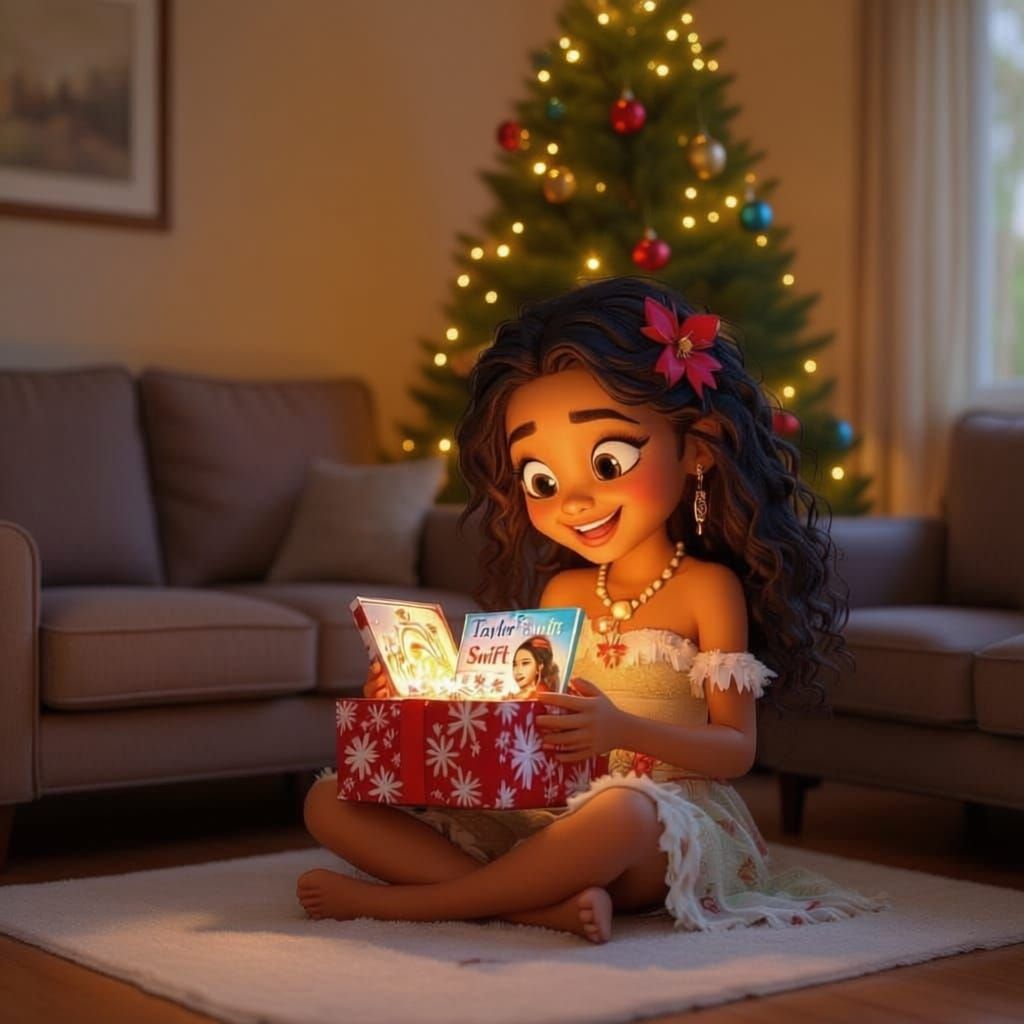 Teen Girl's Joy Opening Taylor Swift Gift