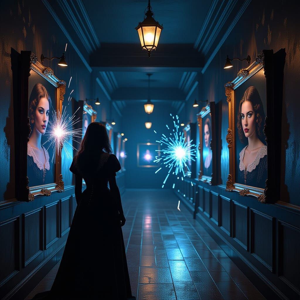 Artist Conjures Magic in Shadowy Gallery