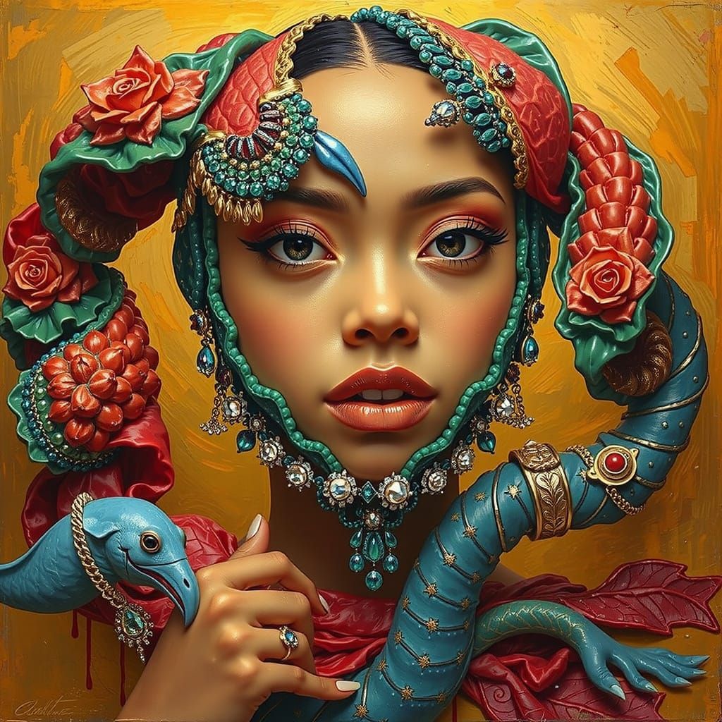 Hyperrealistic Masterpiece of Vivid Colors