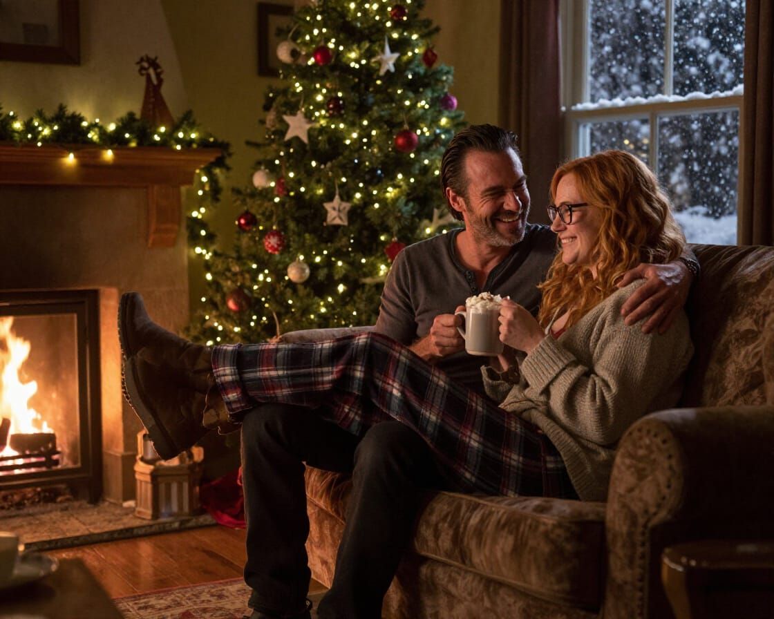 Cozy Christmas Eve with Rustic Charm