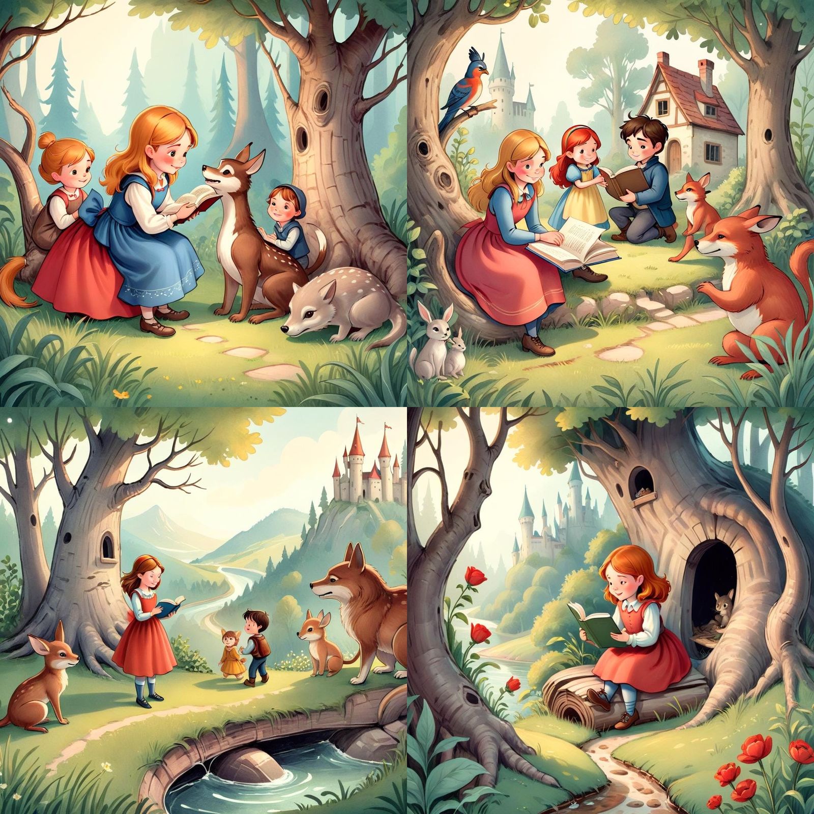 Simple Storybook Illustration