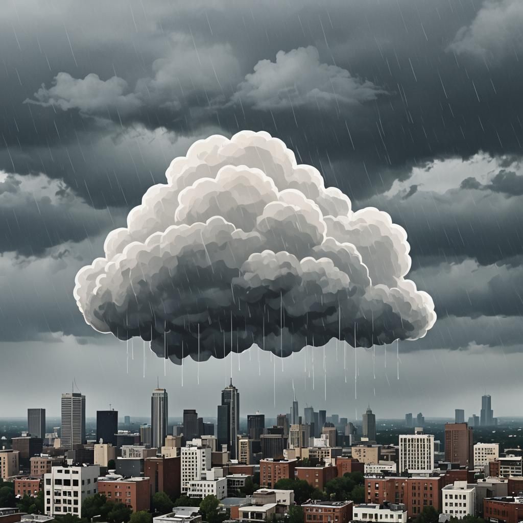 Rain Cloud Crying Over City, Social Realism