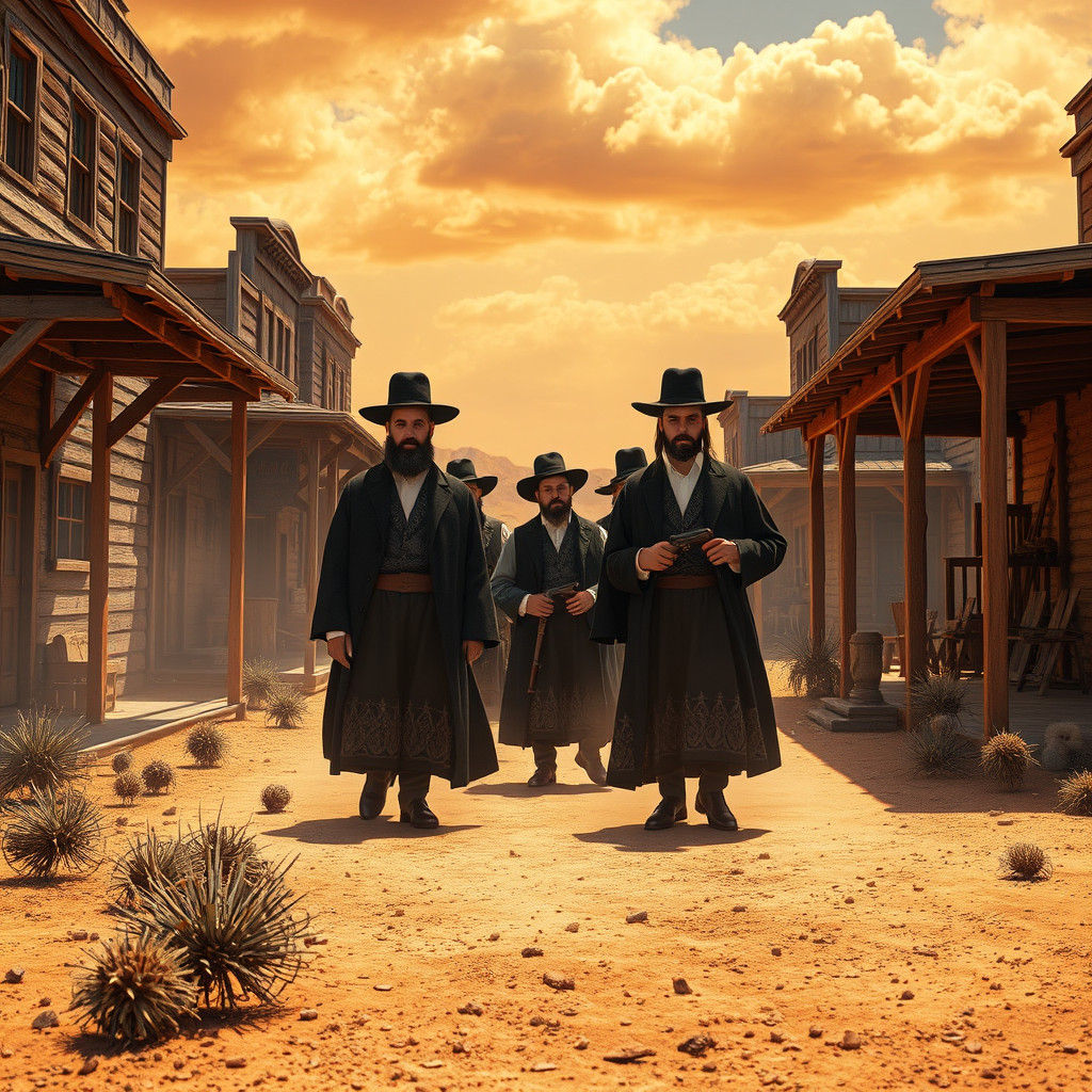 Hasidic Jews in the Wild West, Dreamlike Fantasy
