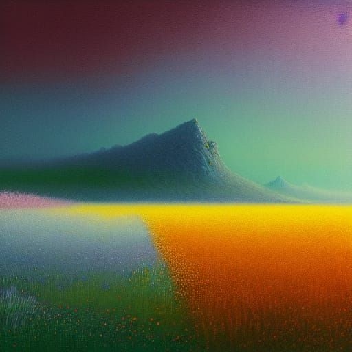 Floating Dust Particles in Golden Light