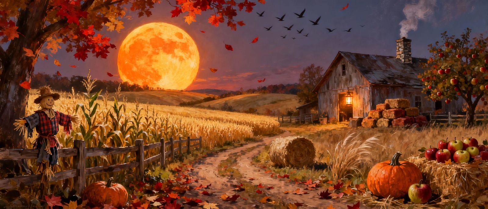 Under the Harvest Moon