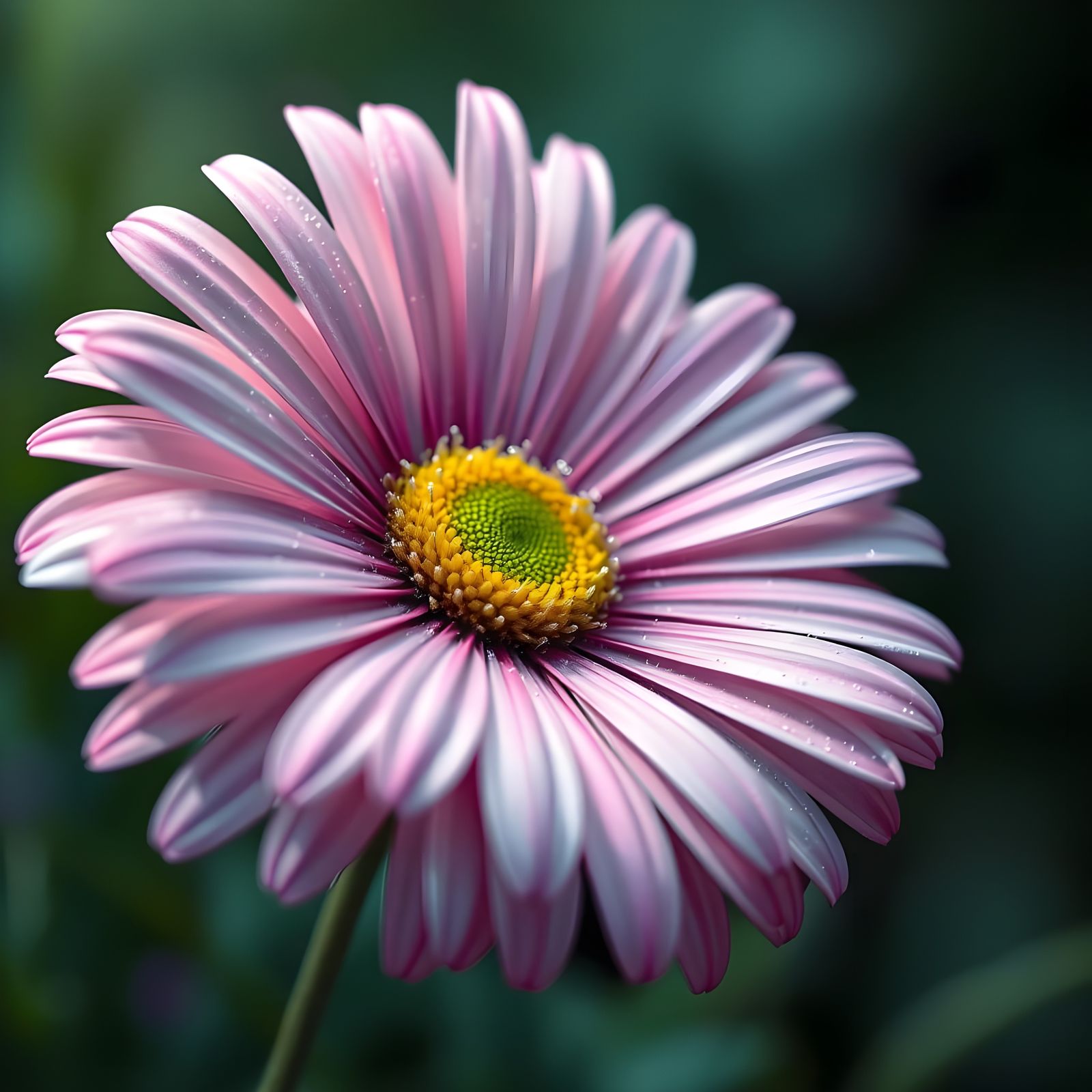 Delicate, Ethereal Daisy Blooms in Whimsical Fantasy