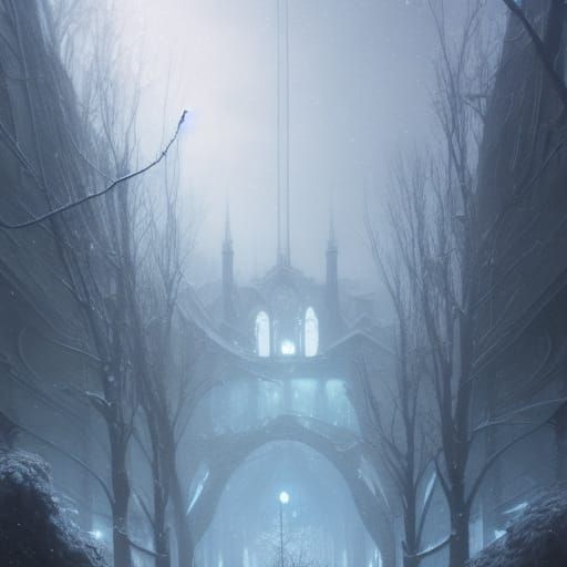First Snow: Dark Fantasy Concept Art