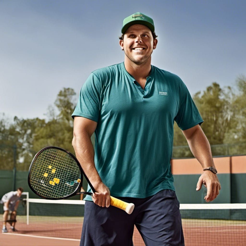 Professional Portrait of Person Playing Pickleball