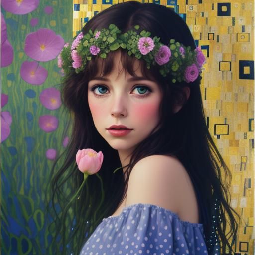 Summer Blooms: Whimsical Dream in Ethereal Style