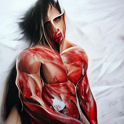 Beautiful Blood Acrylic Anime Art