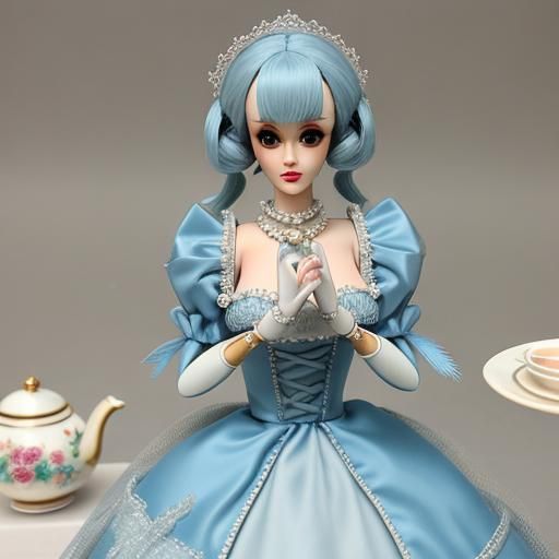 Katy Perry as a Ball-Jointed Doll