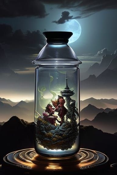 Love and Togetherness Inside a Glass Jar