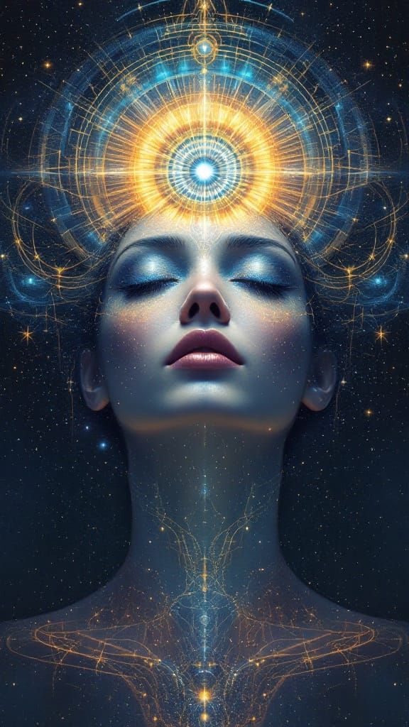 The third eye of inner enlightenment through raising personal frequency