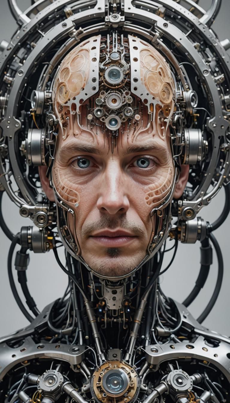 Biometric Imagineer Crafts Mechanical Future Marvels