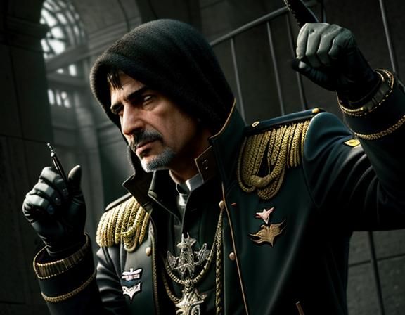 G'Kar's Impassioned Speech: Hyperrealistic Digital Art