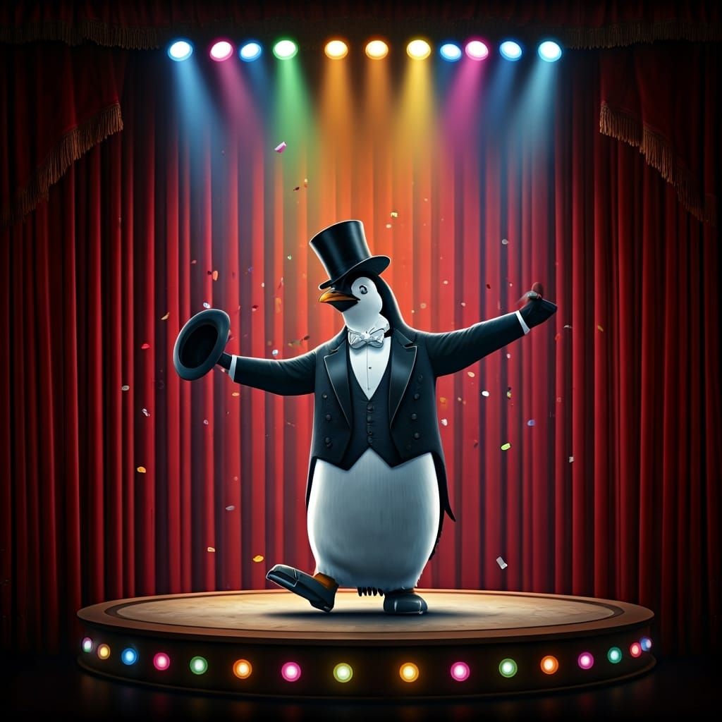 Penguin's Sparkling Tap Dance Extravaganza