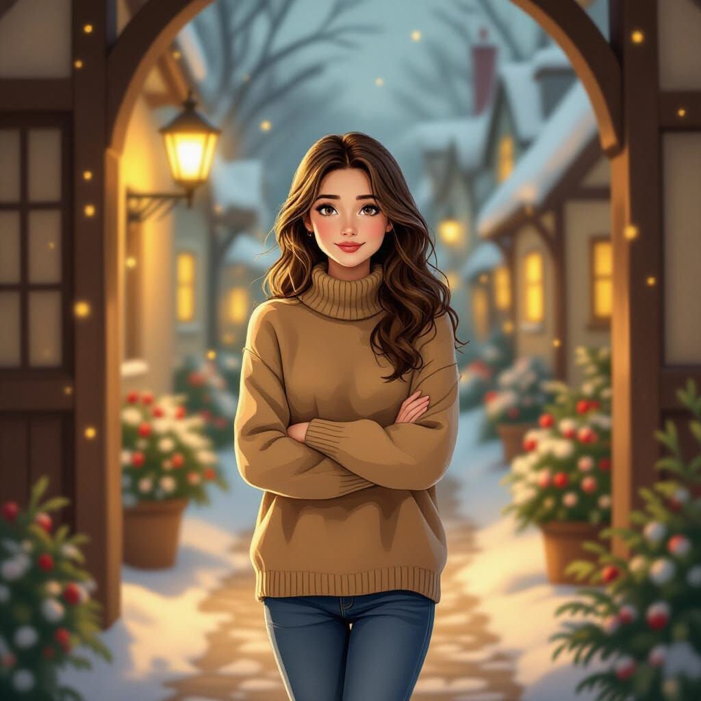 Timid Woman in Soft Light, Potter Style