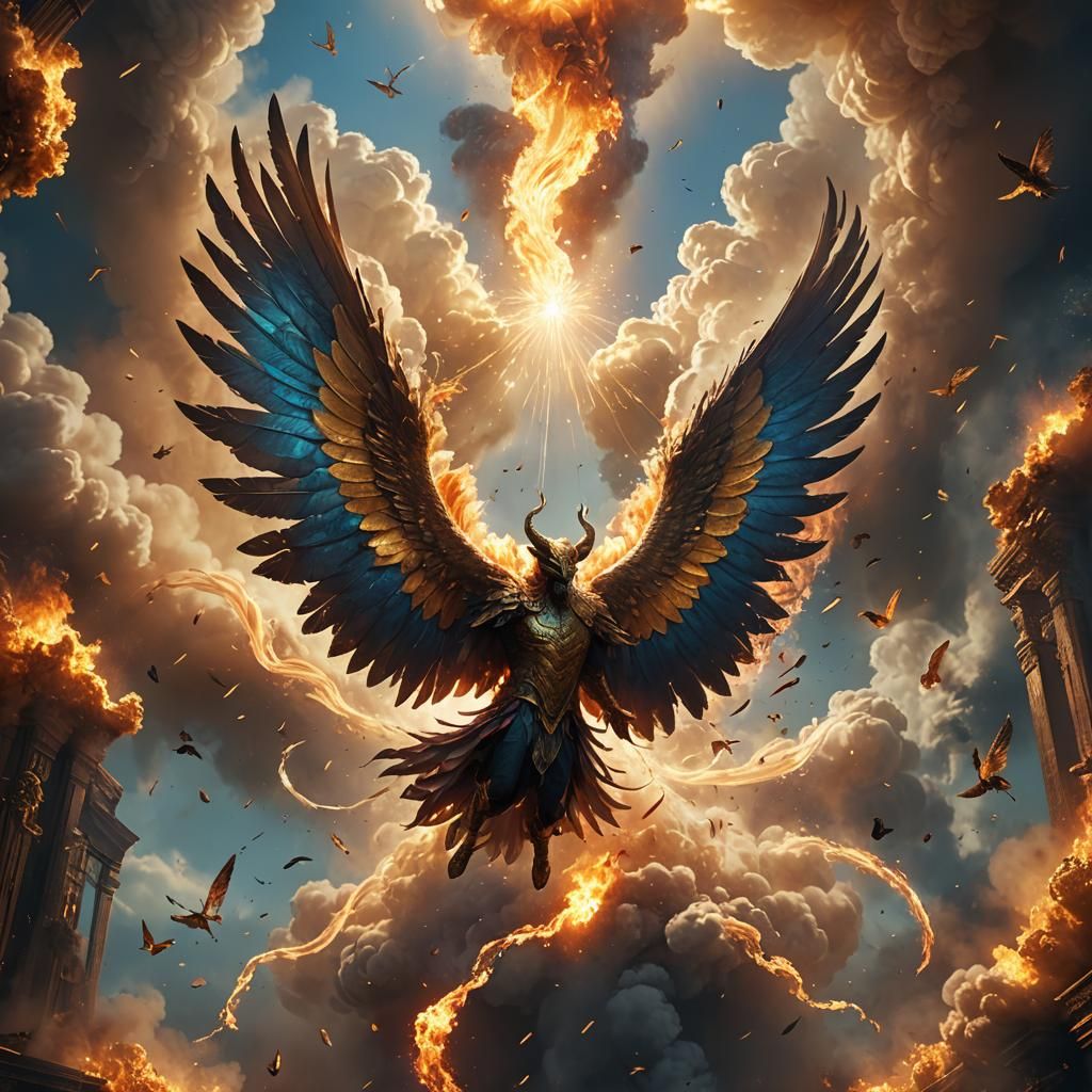 Lucifer Falling: Epic Fantasy Concept Art