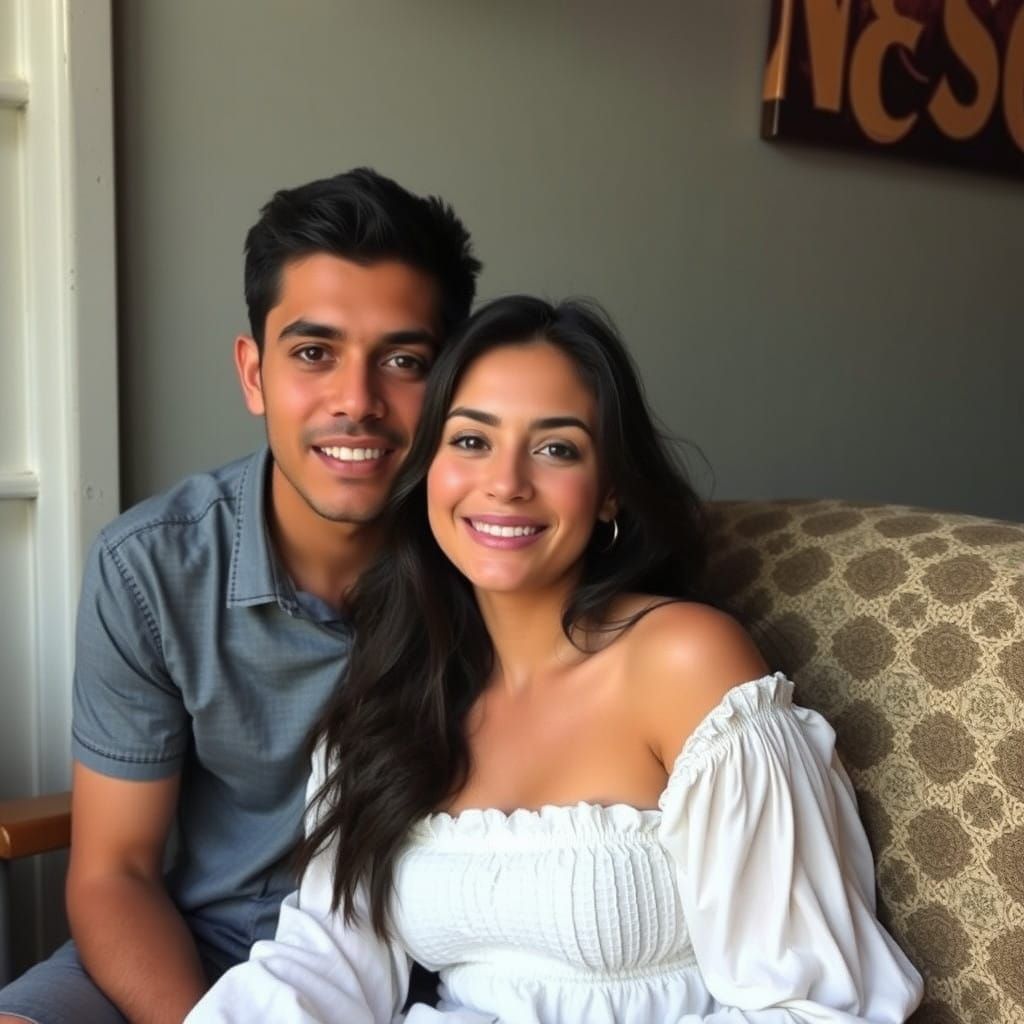 A Lonely Man Longs for a Beautiful Lady's Kiss