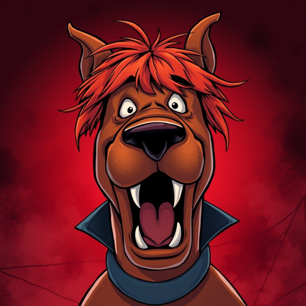 Scooby Doo as a Gothic Vampire