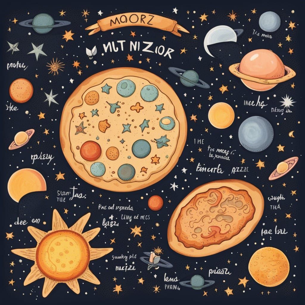 Magical Celestial Diagram: Sun, Moon, and Stars