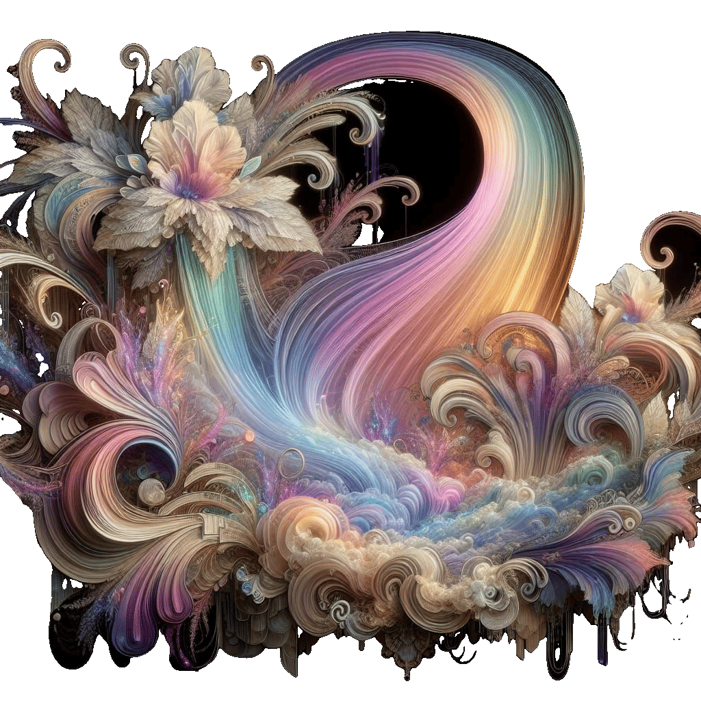 Botanical Centerpiece with Magical Flowing Liquid