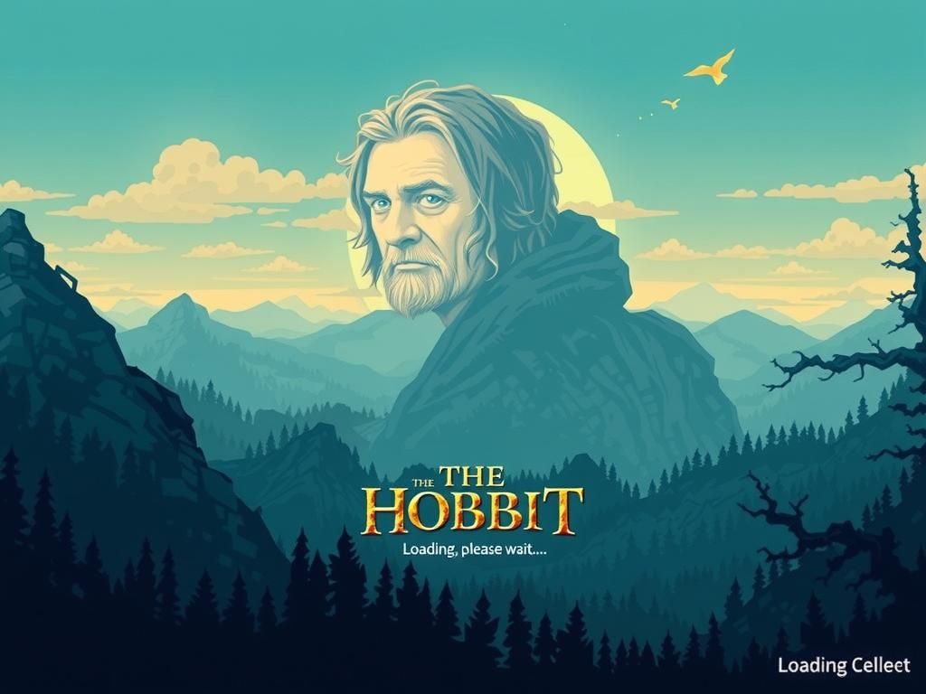 8-Bit Hobbit: A Retro Game Loading Screen