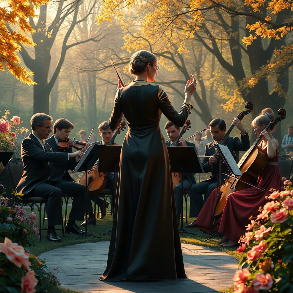 A Luxury Concert in a Parisian Park