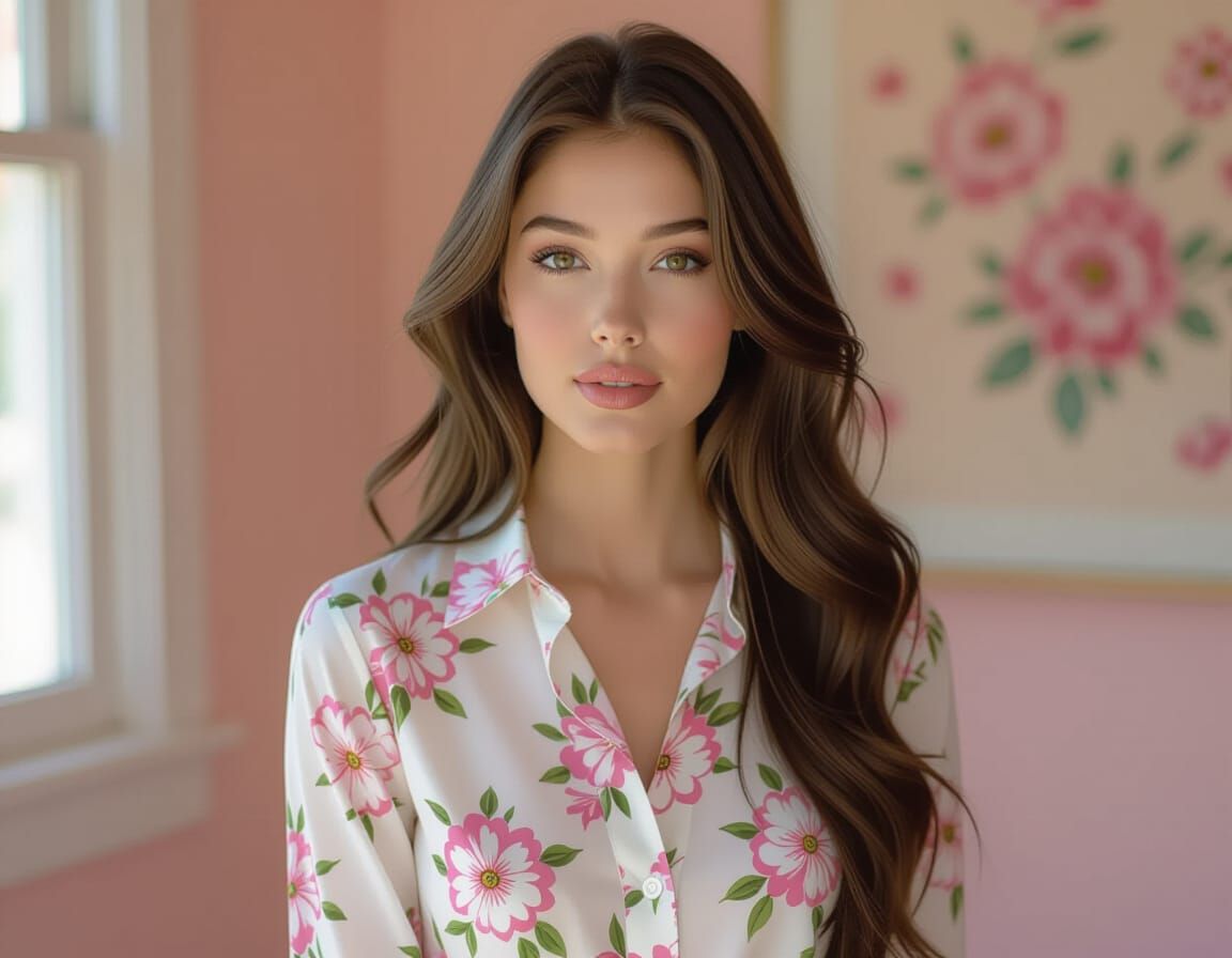 Don Bluth Style Portrait of a Beautiful Woman